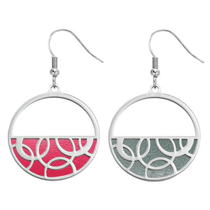 Cremo Drop Earring Love Heart Star Interchangeable Band Jewelry