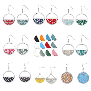 Cremo Drop Earring Love Heart Star Interchangeable Band Jewelry