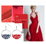 Cremo Drop Earring Love Heart Star Interchangeable Band Jewelry