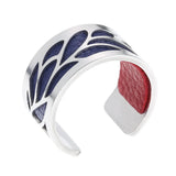 Cremo Leaf Interchangeable Leather Ring Stainless Steel Bague