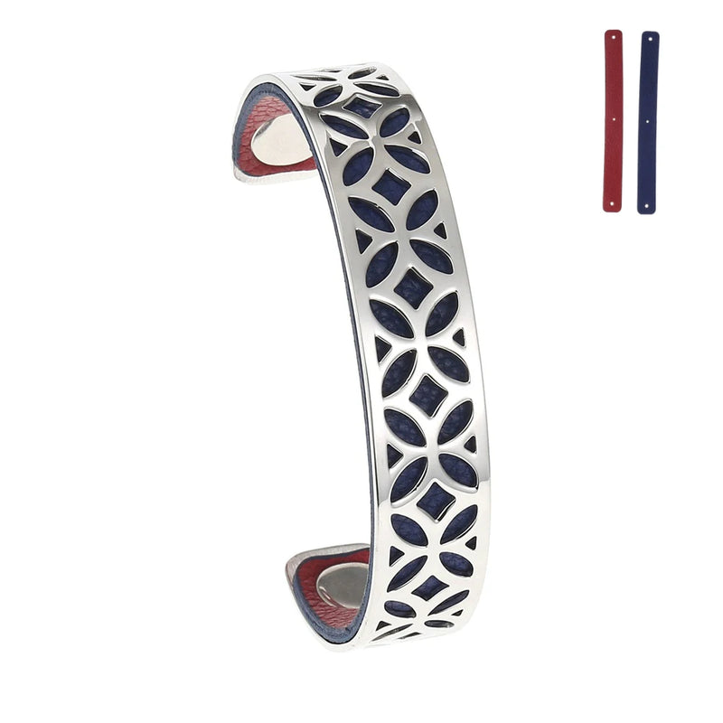 Cremo Leather Bangles Bracelets Reversible Femme Eternal Interchangeable