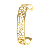 Cremo Stainless Steel Butterfly Cuff Bangle Bracelet Interchangeable Leather Arm