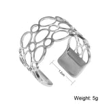 Cremo Argent Resizable Rings For Women Stainless Steel Rings Leather Bague Femme