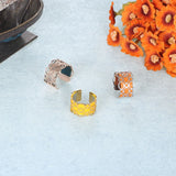 Cremo Argent Resizable Rings For Women Stainless Steel Rings Leather Bague Femme