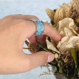 Cremo Ring Flower Women Accessories Colorful Resizable Leather Bague Femme