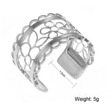 Cremo Ring Flower Women Accessories Colorful Resizable Leather Bague Femme