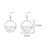 Cremo Steel Drop Earring Femme Leather Interchangeable Jewelry