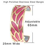 Cremo Stainless Steel Jewelry Interchangeable Leather Bangles Bracelets