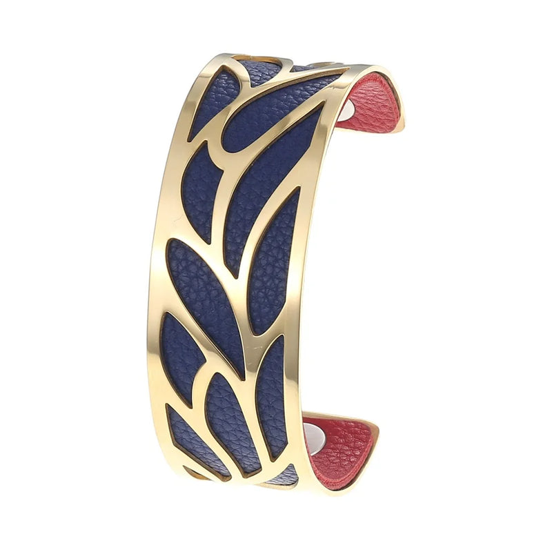 Cremo Stainless Steel Jewelry Interchangeable Leather Bangles Bracelets