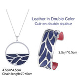 Cremo Stainless Steel Necklace Bracelets Set Silver
