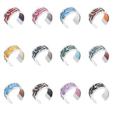 Cremo Stainless Steel Women's Resizable Rings with Interchangeable Leather Ring