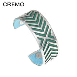 Cremo Bracelets&Bangles For Women Stainless Steel Leather DIY Bijoux