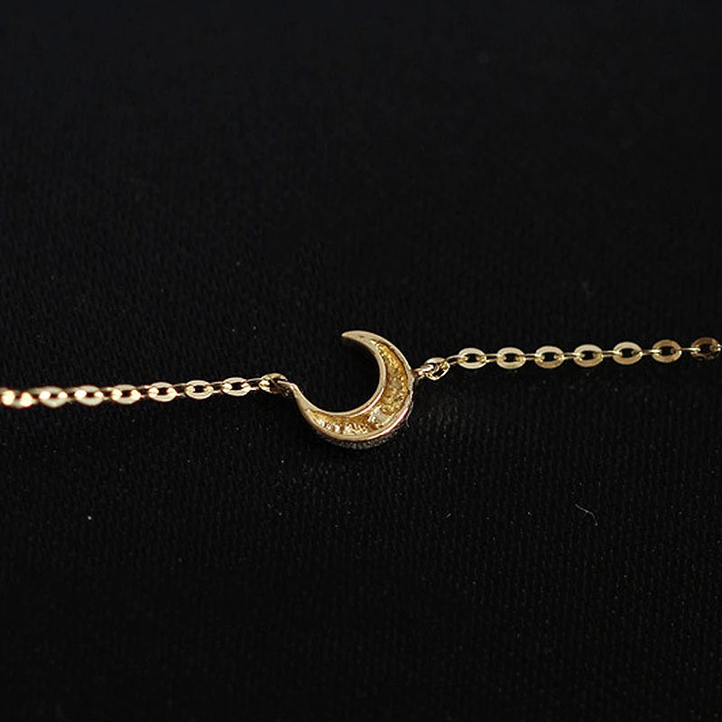 925 Silver Plated 14K Crescent Bay Bracelet: Girlfriend Gift