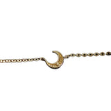 925 Silver Plated 14K Crescent Bay Bracelet: Girlfriend Gift
