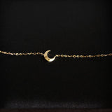 925 Silver Plated 14K Crescent Bay Bracelet: Girlfriend Gift