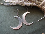 Crescent Moon Choker Thick Velvet With Jewelry Charm Gothic Witchy Punk Gift