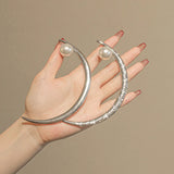 Crescent Moon Hair Fork Wooden Hair Sticks for Women Long Hair Comb