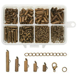 Crimp End Beads Beading Slide On End Clasp Buckles Tubes