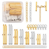 Crimp End Beads Beading Slide On End Clasp Buckles Tubes