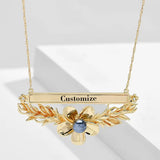 Hawaiian Plumeria Pendant Necklace Water Wave Chain Jewelry