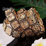 Hawaiian Hollow Frangipani Bracelet for Women