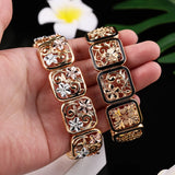 Hawaiian Hollow Frangipani Bracelet for Women