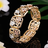 Hawaiian Hollow Frangipani Bracelet for Women