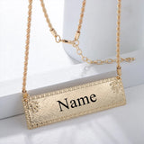 Hawaiian Necklace Personalized Letter Name Chain Pendant Necklaces