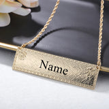 Hawaiian Necklace Personalized Letter Name Chain Pendant Necklaces