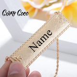 Hawaiian Necklace Personalized Letter Name Chain Pendant Necklaces