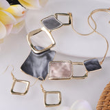 Cring Coco Geometric Jewelry Sets for Women