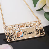 Personalised Polynesian Coconut Tree Pendant Name Necklace