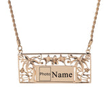 Personalised Polynesian Coconut Tree Pendant Name Necklace