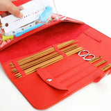 Crochet Bag Circular Knitting Needles Aluminum Hooks Set Sewing Kit