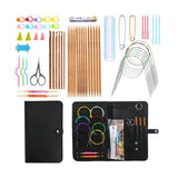 Crochet Bag Circular Knitting Needles Aluminum Hooks Set Sewing Kit