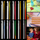 10 Styles Crochet Hook Crystal Epoxy Resin Mold DIY Crafts Tool
