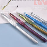 Crochet Hook Crystal Epoxy Resin Mold Knitting Scarf Sweater Tool