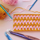 Crochet Hook Crystal Epoxy Resin Mold Knitting Scarf Sweater Tool