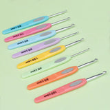 Colorful Soft Plastic Handle Crochet Hooks Set 2-6mm