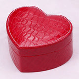 Crocodile Pattern Leather Jewelry Box PU Leather Jewelry Storage Box