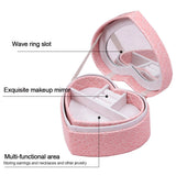 Crocodile Pattern Leather Jewelry Box PU Leather Jewelry Storage Box
