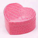 Crocodile Pattern Leather Jewelry Box PU Leather Jewelry Storage Box