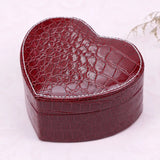Crocodile Pattern Leather Jewelry Box PU Leather Jewelry Storage Box