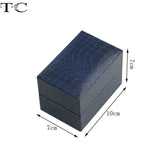 Crocodile Pattern Leather Watch Storage Box Jewelry Packaging