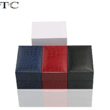 Crocodile Pattern Leather Watch Storage Box Jewelry Packaging