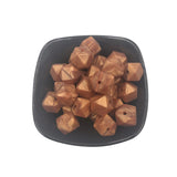 14mm Hexagon Silicone Bead for DIY Keychain Bracelet Necklace