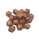 Silicone Bead Icosahedron for DIY Keychain Bracelet Necklace