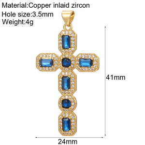 Bohemian Charms for Jewelry Making Supplies Cross Heart Dijes