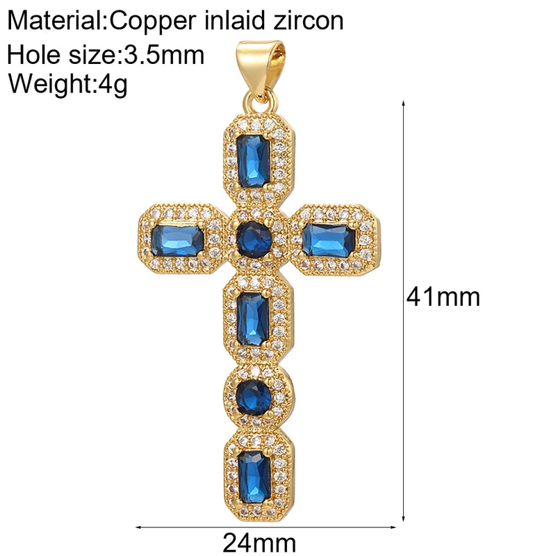 Bohemian Charms for Jewelry Making Supplies Cross Heart Dijes