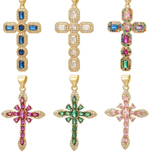 Bohemian Charms for Jewelry Making Supplies Cross Heart Dijes